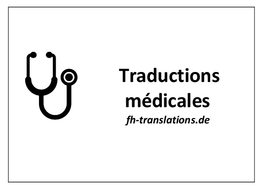 Traductions dans le domaine de la médecine